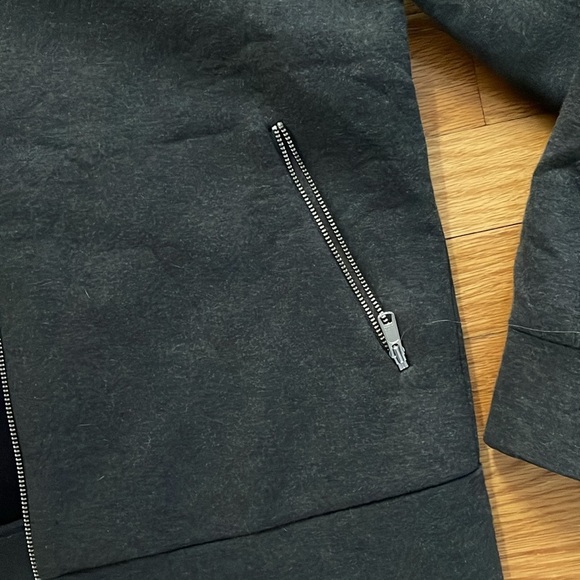 EVERLANE Charcoal Bomber Jacket B18 - Picture 4 of 6